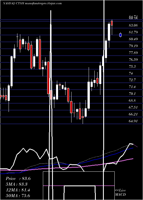 weekly chart CognizantTechnology
