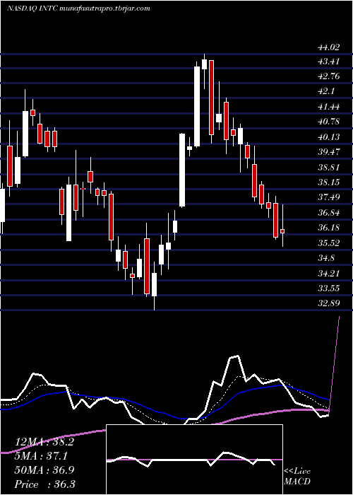 Daily chart IntelCorporation